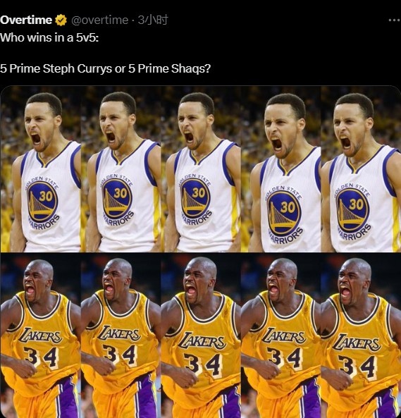 官方入口-5个鲨鱼对阵5个库里谁赢?奥尼尔:库里赢&他没有弱点 我罚球不行